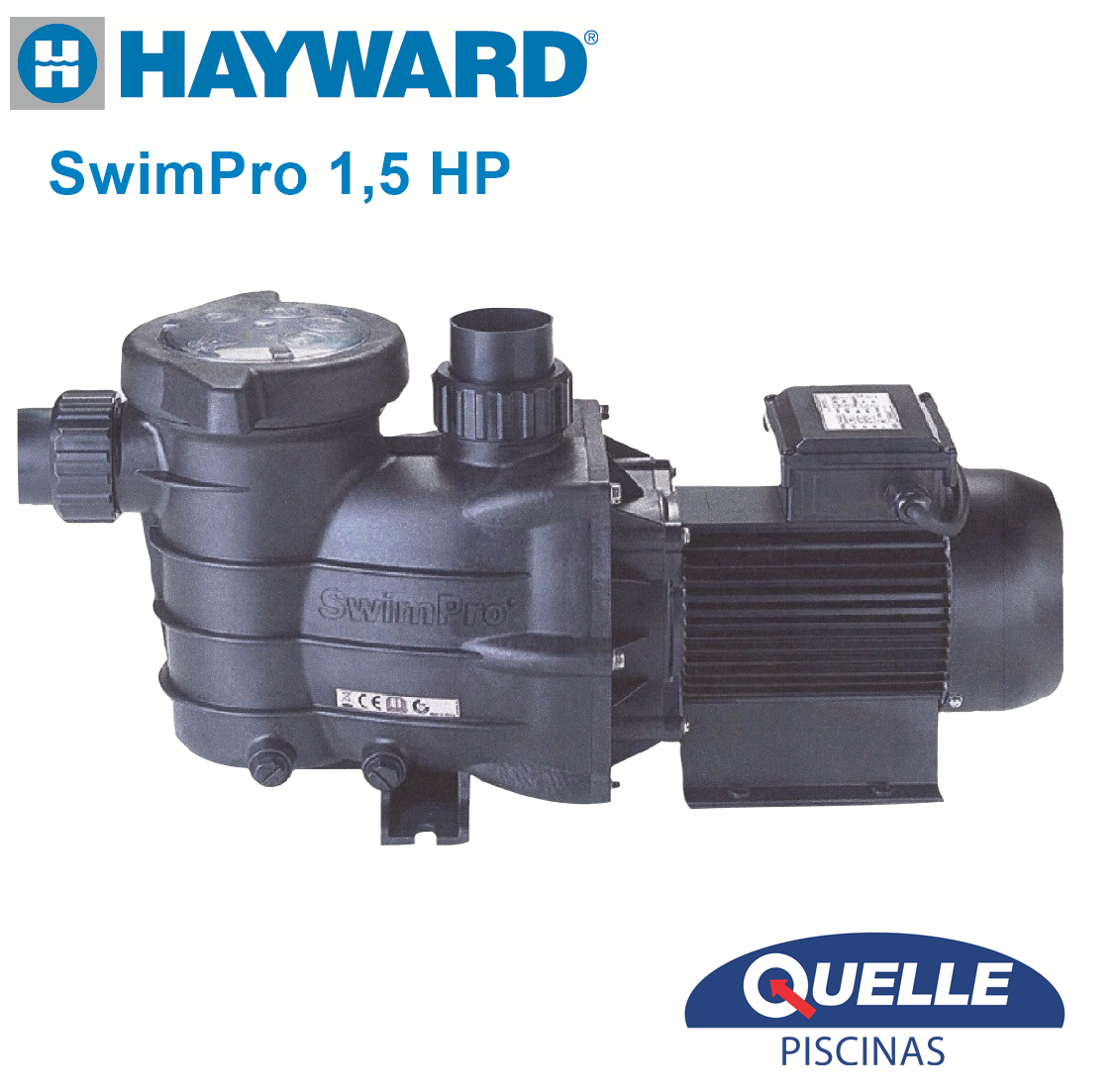 HAYWARD SwimPro de 1,5 HP - Bomba para piscinas