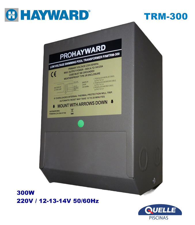 HAYWARD TRM-300 - Transformador de 300 W para Iluminación