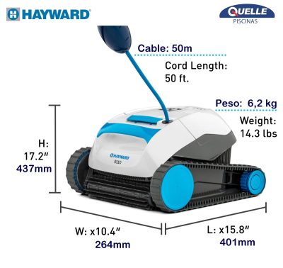 HAYWARD R110 - Robot inteligente para piscinas