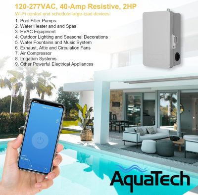 AQUATECH SURAIELEC WiFi – Temporizador y Control WiFi - 40 A