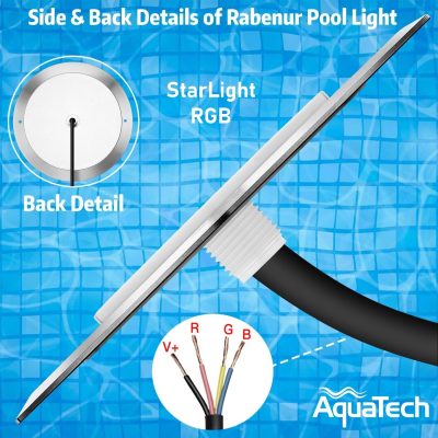AQUATECH StarLight 35W – Iluminación LED RGB para Piscinas