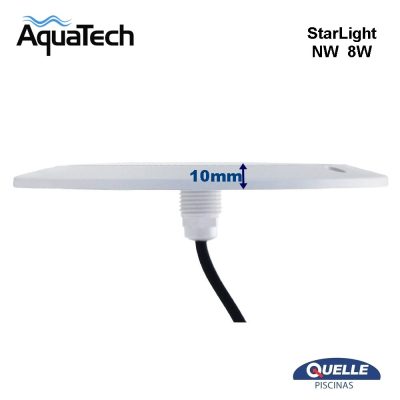 AQUATECH StarLight NW 8W – Aplique LED Blanco Natural para Piscinas