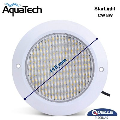 AQUATECH StarLight CW 8W -  Aplique LED Luz Blanca Cálida