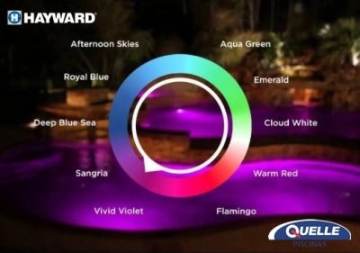 HAYWARD ColorLogic® 320 - Iluminación LED de Bajo Perfil para Piscinas, Spas y Elementos Acuáticos