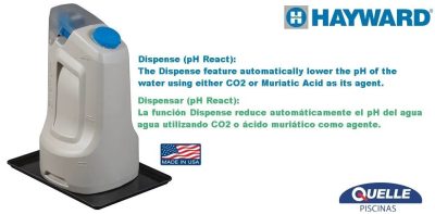 HAYWARD Dispenser - Sistema Automático de Dosificación de Ácido y Cloro Líquido para Piscinas