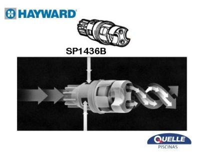 HAYWARD JetAir III SP1434A - Base Universal para Boquillas de Hidroterapia de Spas