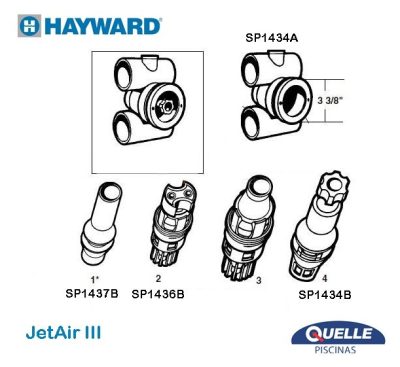 HAYWARD SP1434B – Boquilla Jet de Chorro Ajustable